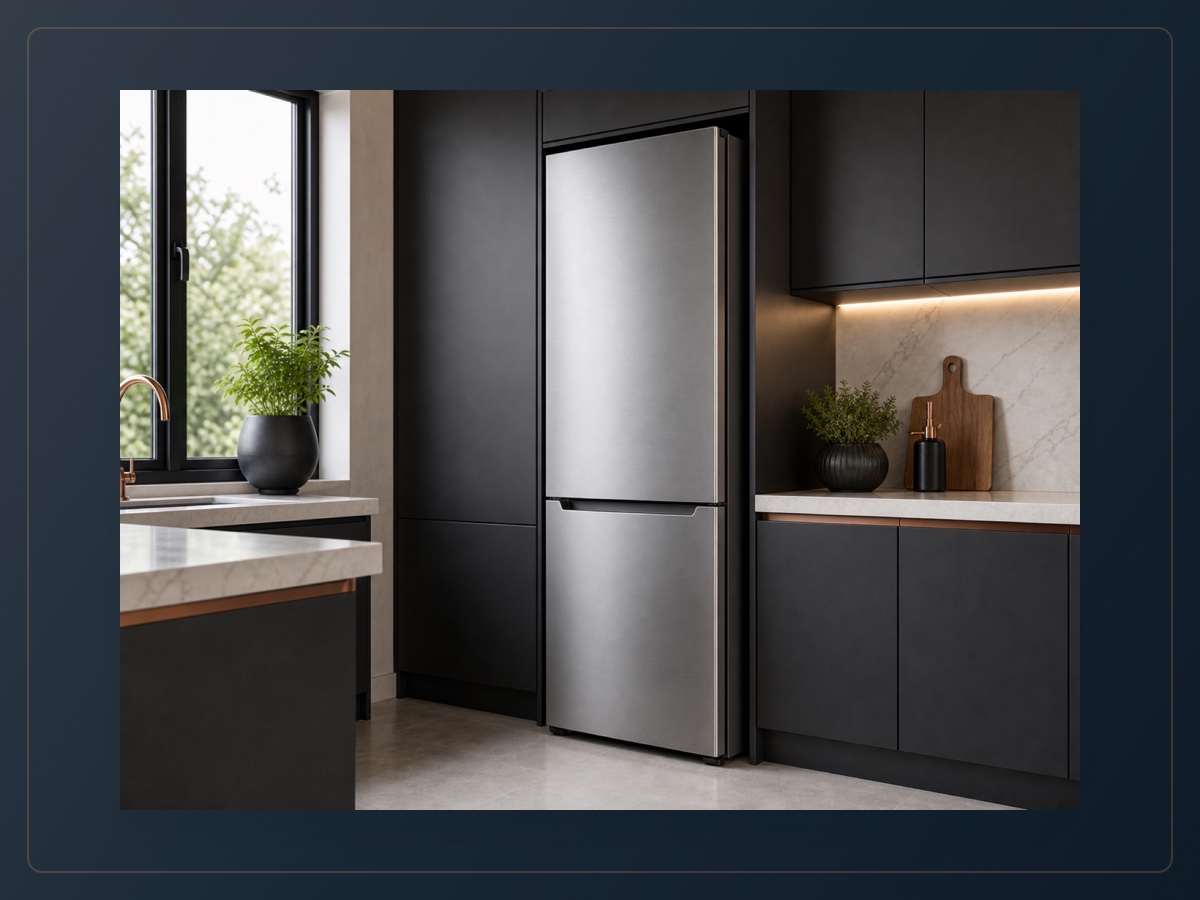 Modern fridge freezer example