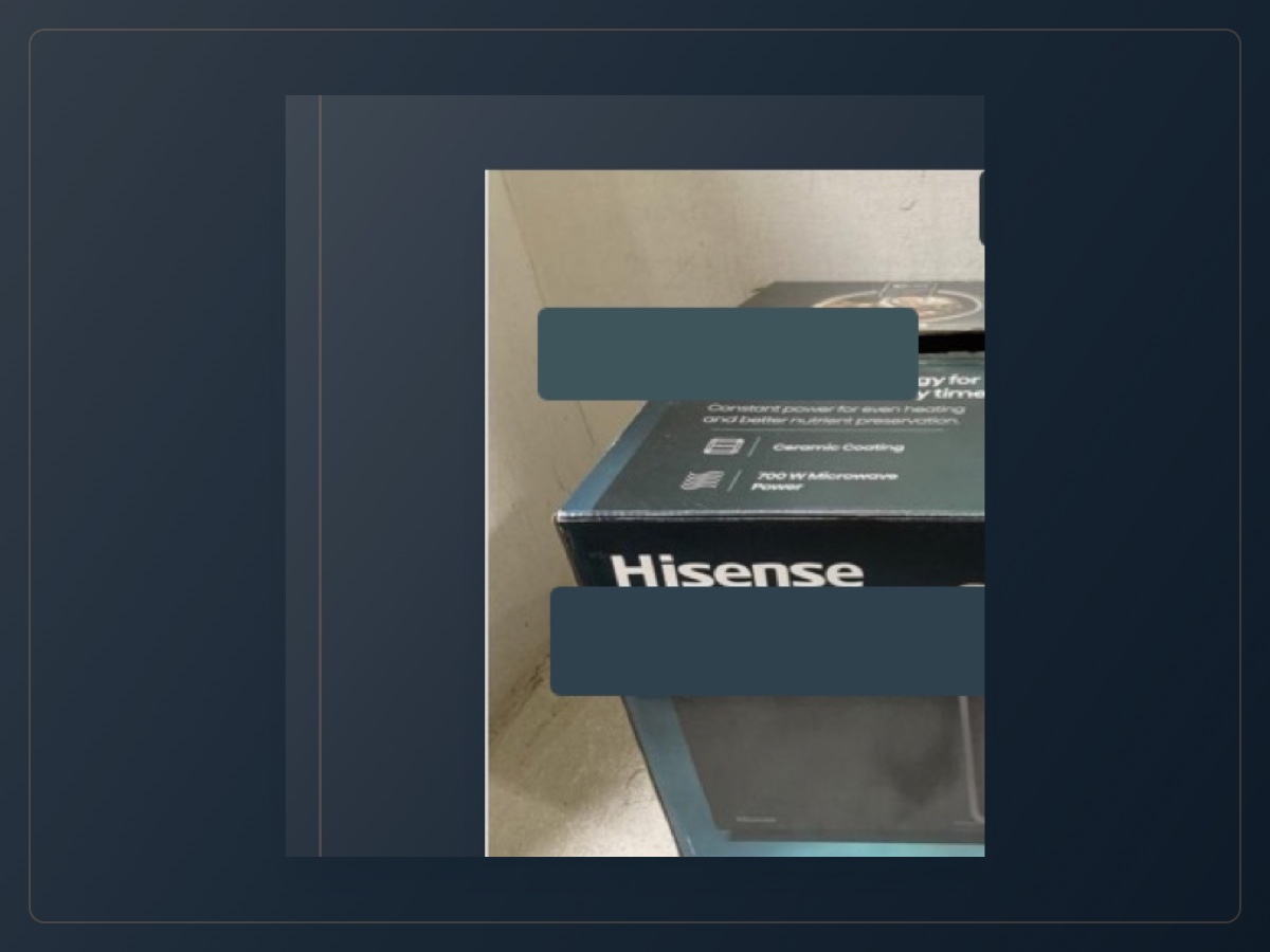 Refurbished microwave example